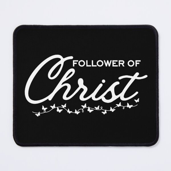 Item preview, Follower of Christ – Minimalist White Typography Christian Design designed and sold by MoriaStore.