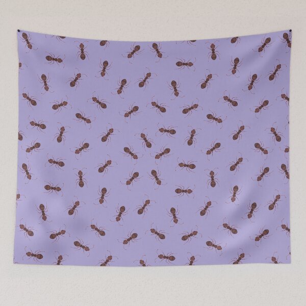 Item preview, Illustrated Brown Ants on Purple designed and sold by KSimpson838.