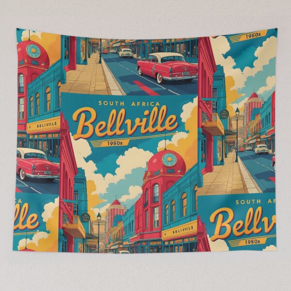 Item preview, Bellville South Africa Vintage Travel Tourism designed and sold by TravelersGems.