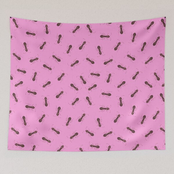 Item preview, Illustrated Brown Ants on Pink designed and sold by KSimpson838.