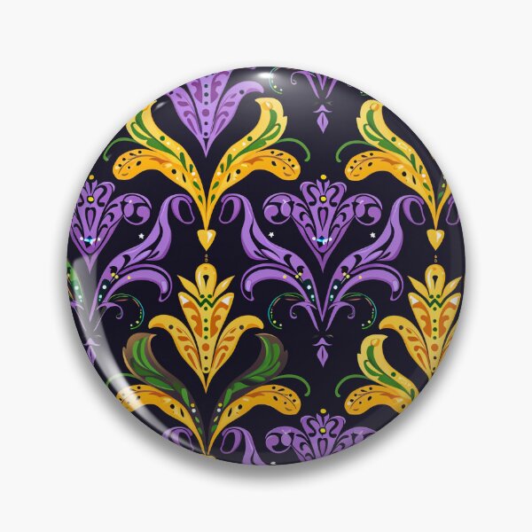 Item preview, Vibrant Mardi Gras Mask Pattern Design designed and sold by Marcu Ioachim.
