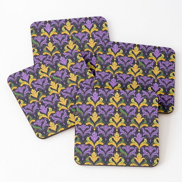 Item preview, Vibrant Mardi Gras Mask Pattern Design designed and sold by Marcu Ioachim.