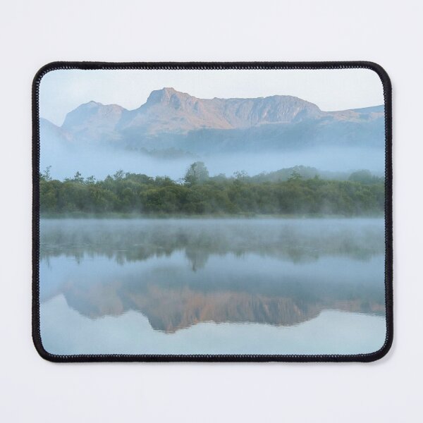Item preview, Langdale Pikes Lake District Mist Reflection designed and sold by Logo-A-GoGo.