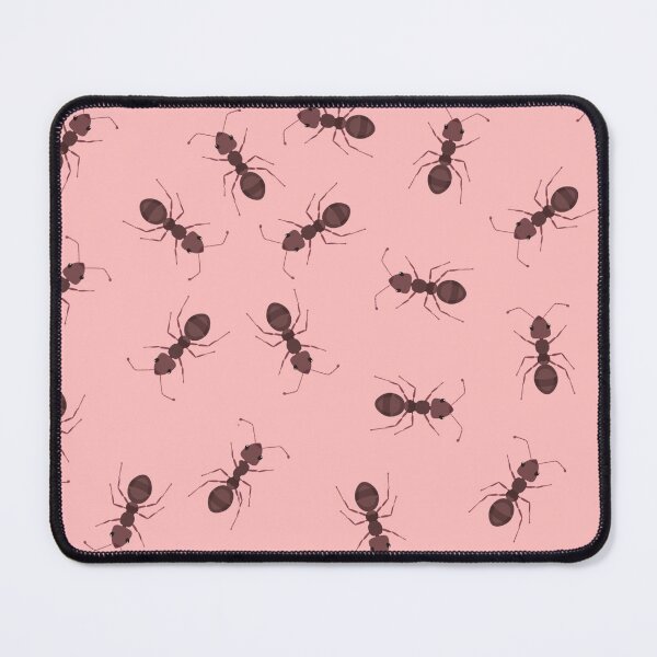 Item preview, Illustrated Brown Ants on Salmon Pink designed and sold by KSimpson838.