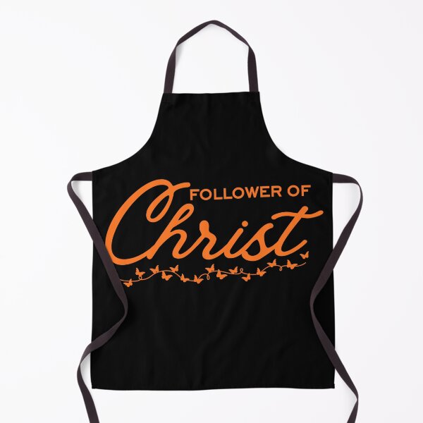 Item preview, Follower of Christ – Minimalist Orange Typography Christian Design designed and sold by MoriaStore.