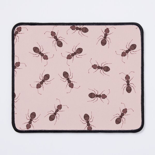 Item preview, Illustrated Brown Ants on Pale Pink designed and sold by KSimpson838.