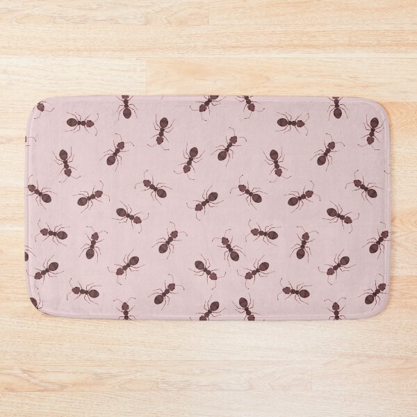 Item preview, Illustrated Brown Ants on Pale Pink designed and sold by KSimpson838.
