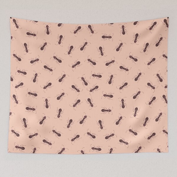 Item preview, Illustrated Brown Ants on Light Peach designed and sold by KSimpson838.