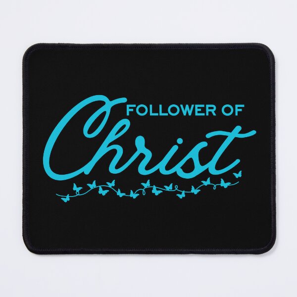 Item preview, Follower of Christ – Minimalist Sky Blue Typography Christian Design designed and sold by MoriaStore.