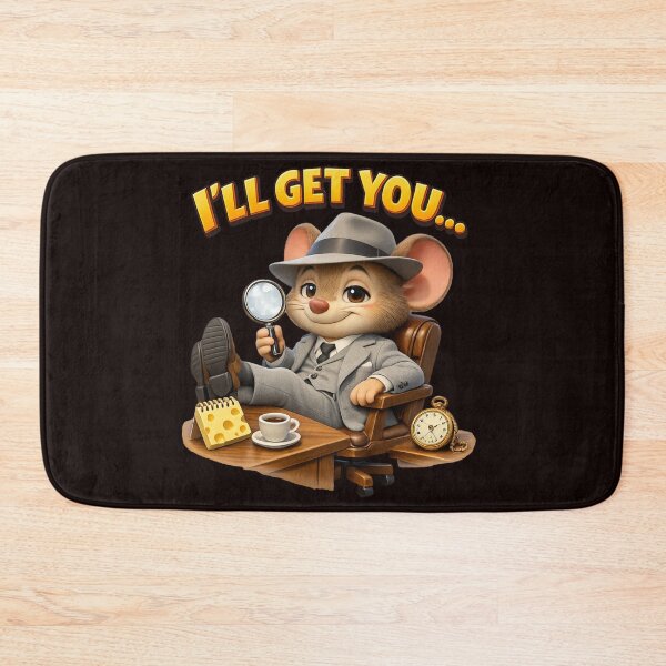 Item preview, Cute Zippy Mouse Detective Vintage Character, Graphic Tee designed and sold by Zippy Creation.