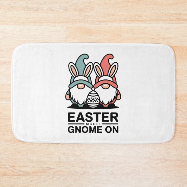 Item preview, Easter Mode Gnome On Cute Bunny Gnomes with Egg Holiday Art designed and sold by SplashTastic.