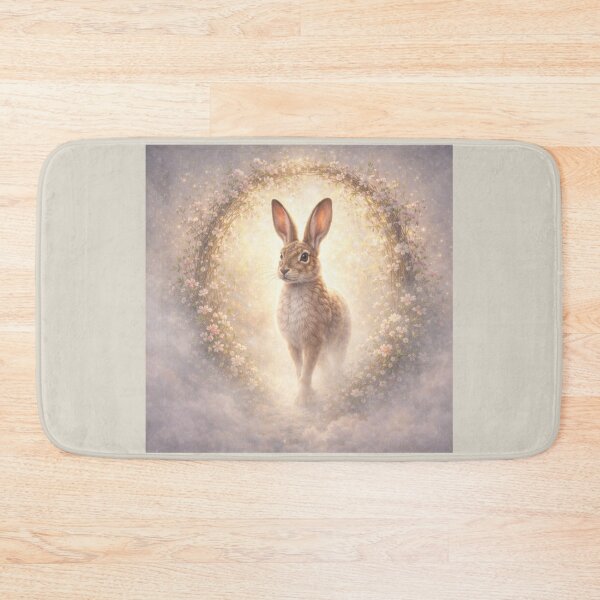 Item preview, Hare — Dawn Meadow Halo designed and sold by GeoWild Designs.