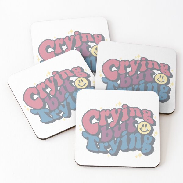 Item preview, crying but trying designed and sold by Diddybelles Designs.