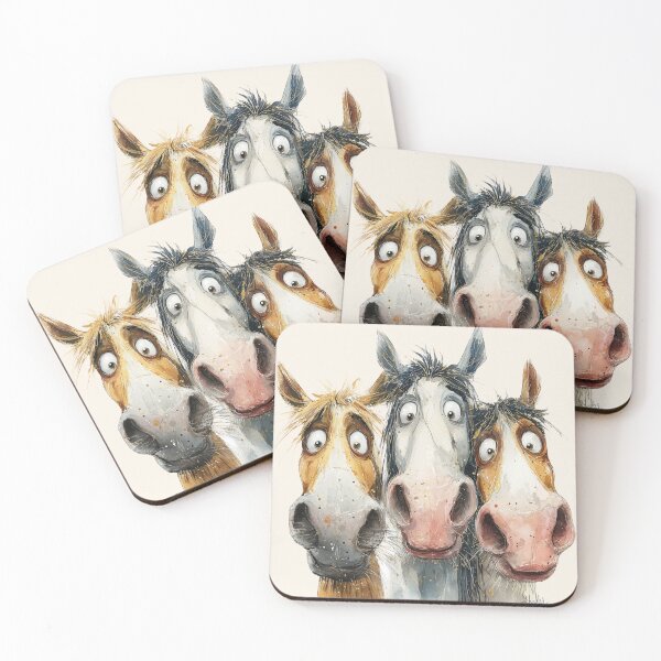 Item preview, Cute Happy Horse ' The Pony Club ' Designs BY SHiRLeY MacARTHuR designed and sold by Shirley MacArthur Art.