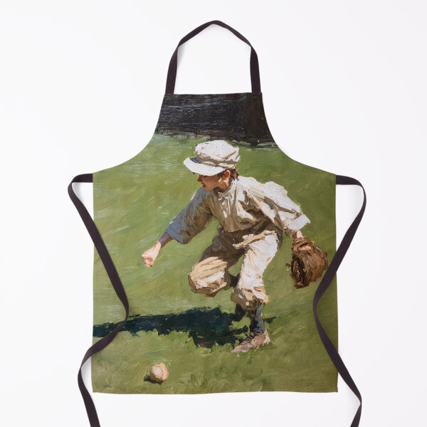Item preview, Vintage young boy Baseball Scene designed and sold by lautir.