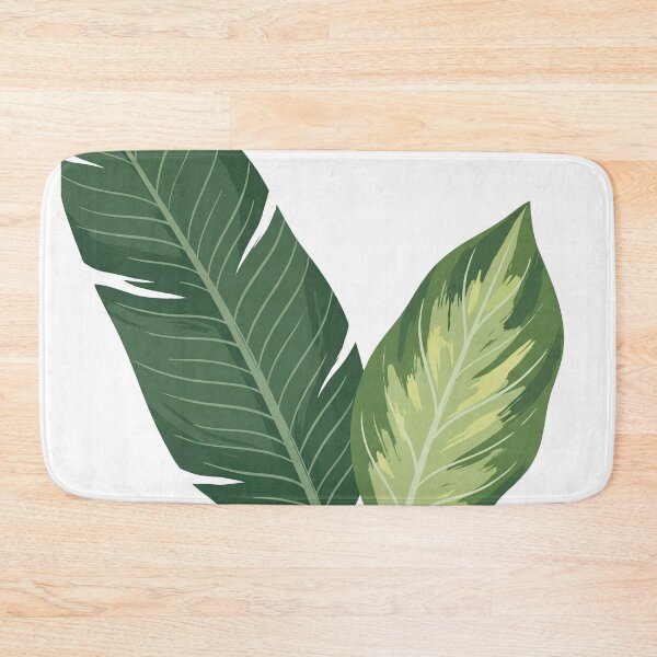 Item preview, Tropical Leaves Home Decor Banana Leaf Print Art designed and sold by AbstractAuraArt.