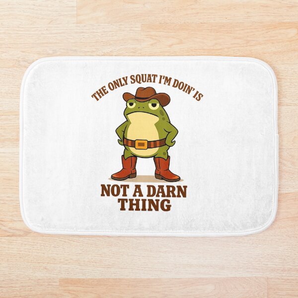 Item preview, Comfort Colors  The Only Squat I'm Doin' Is Not A Darn Thing Shirt | Funny Cowboy Frog Shirt | Western Humor | Lazy Gym Shirt | Sarcastic Western designed and sold by Markco Designe.