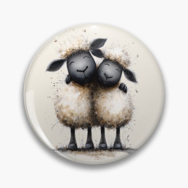 Item preview, Gorgeous Valaise Blacknose Sheep ' Sheep Hugs’ BY SHiRLeY MacARTHuR designed and sold by Shirley MacArthur Art.