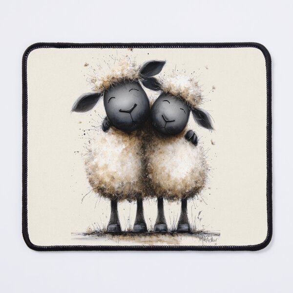 Item preview, Gorgeous Valaise Blacknose Sheep ' Sheep Hugs’ BY SHiRLeY MacARTHuR designed and sold by Shirley MacArthur Art.