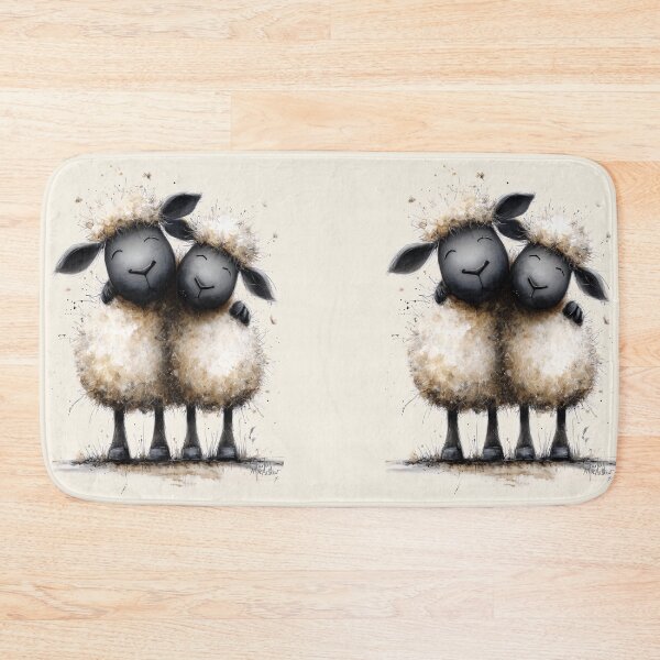 Item preview, Gorgeous Valaise Blacknose Sheep ' Sheep Hugs’ BY SHiRLeY MacARTHuR designed and sold by Shirley MacArthur Art.
