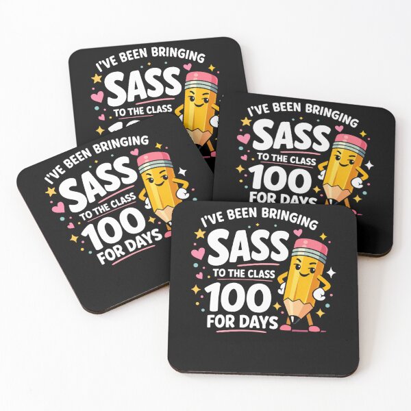 Item preview, Bringing Sass to the Class 100 designed and sold by FreshVibe Prints.
