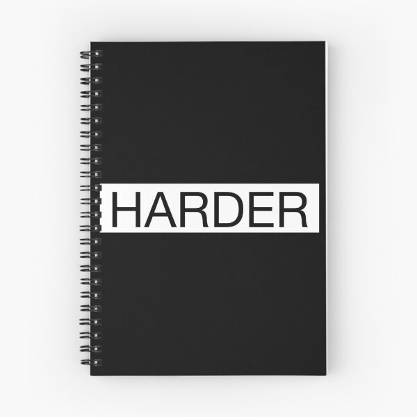 Item preview, HARDER - Minimal Motivational Text Design designed and sold by Mind_Focus.