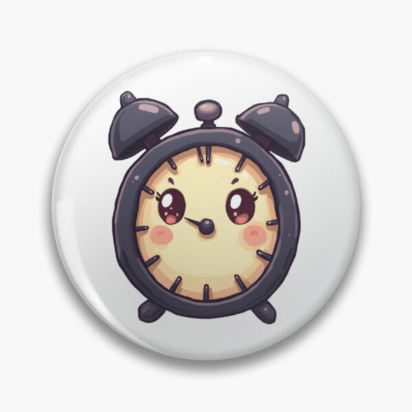 Item preview, Cute Haunted Clock – Cozy Spooky Fantasy Sticker designed and sold by santi-ia.