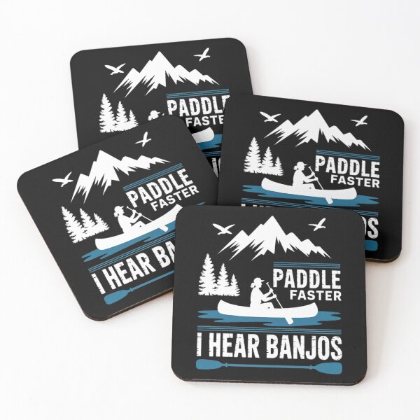 Item preview, Kayaking Paddle Faster I Hear Banjos designed and sold by gandebro.