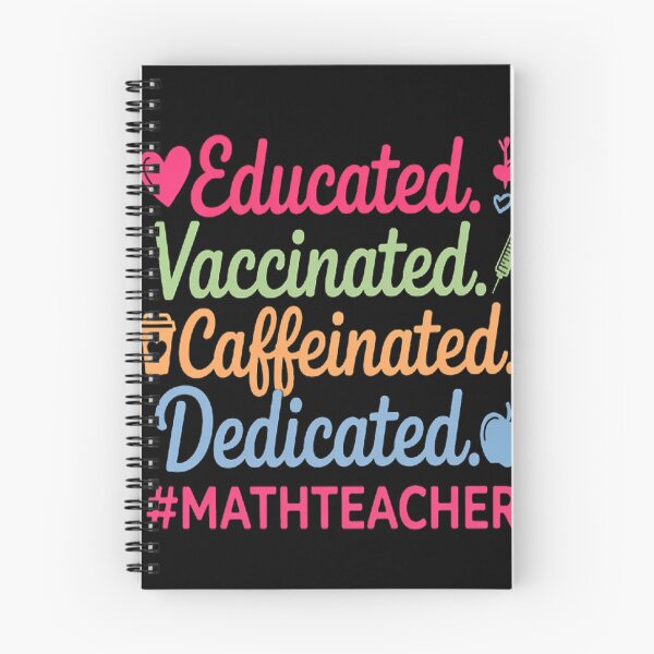 Item preview, Educated Vaccinated Caffeinated Dedicated Math Teacher designed and sold by mandiana.