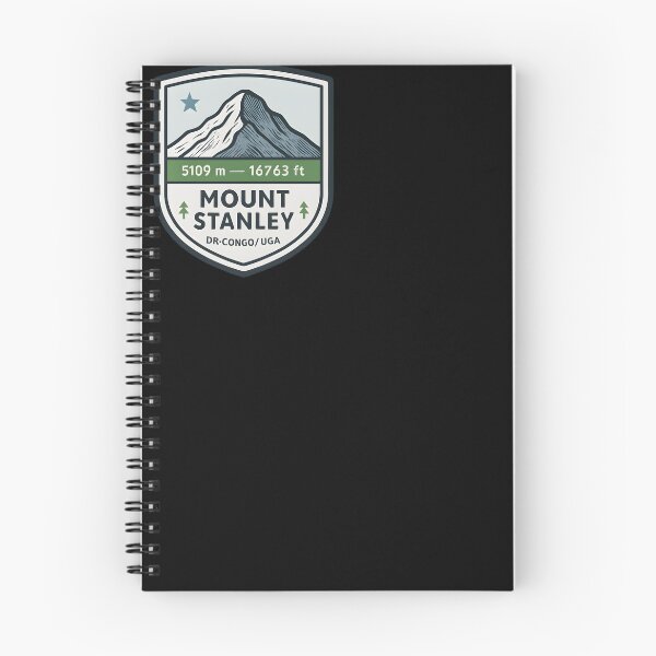 Item preview, Mount Stanley 5109 m, DR Congo/Uganda — Monoline Crest designed and sold by Cosmopolis.