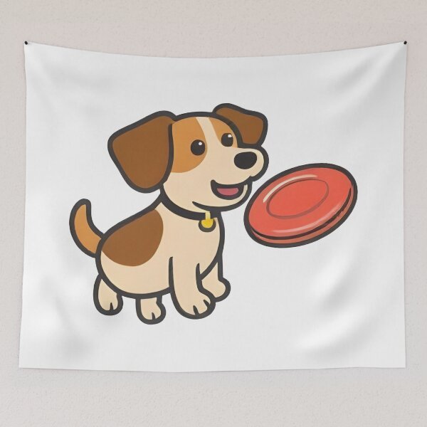 Item preview, dog frisbee designed and sold by Uglyandcute.