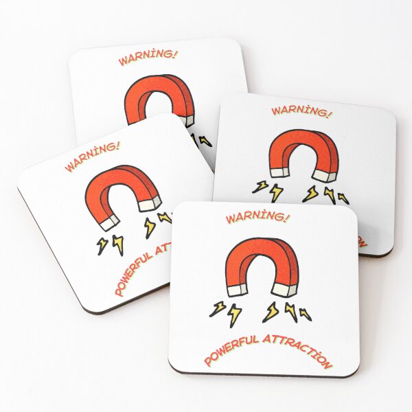 Item preview, Powerful Attraction - Retro Magnet Science Humor designed and sold by SlientOrbit.
