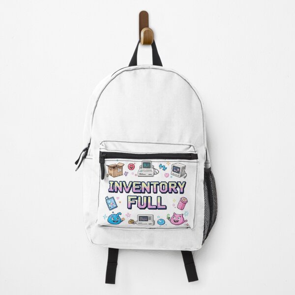 Item preview, Inventory Full – Gamer Humor Minimal Design designed and sold by WearContext.