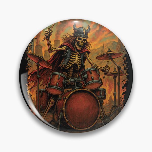 Item preview,  AC/DC, skeleton playing drums, gift for drummers designed and sold by Pixel4you.