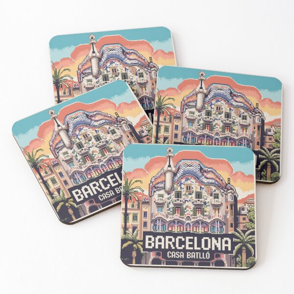 Item preview, Casa Batlló Barcelona Pixel Art designed and sold by CircinusStore.