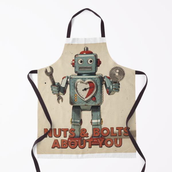 Item preview, Nuts And Bolts About You Funny Robot Geek Valentines Day Sticker Shirt Gift designed and sold by GiftsForge.