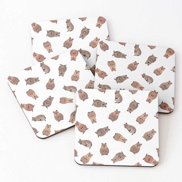 Item preview, Illustrated Quokkas on White designed and sold by KSimpson838.