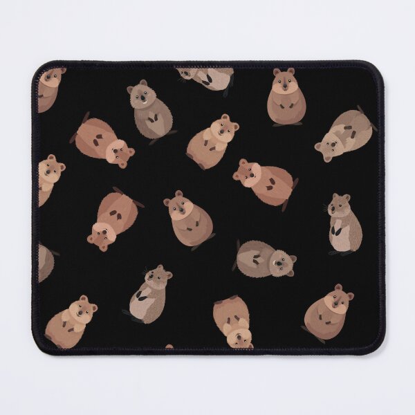 Item preview, Illustrated Quokkas on Black designed and sold by KSimpson838.
