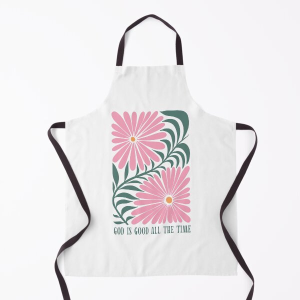 Item preview, God Is Good All the Time – Retro Floral Faith Art designed and sold by andry01.