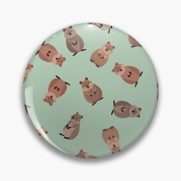 Item preview, Illustrated Quokkas on Light Green  designed and sold by KSimpson838.
