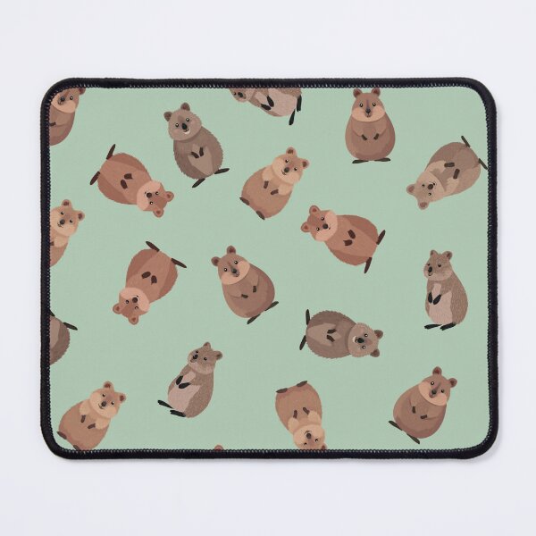 Item preview, Illustrated Quokkas on Light Green  designed and sold by KSimpson838.