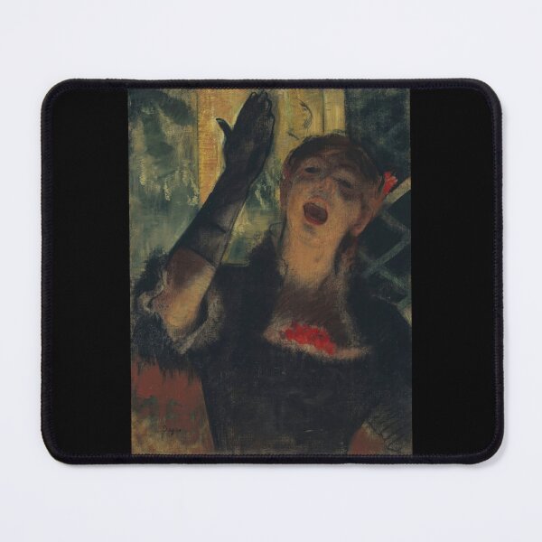 Item preview, Cafe Singer by Edgar Degas: Impressionist Nightlife Fine Art Poster designed and sold by artofuniverse.