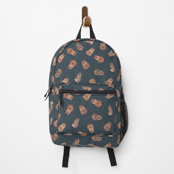 Item preview, Illustrated Quokkas on Dark Gray-Blue designed and sold by KSimpson838.