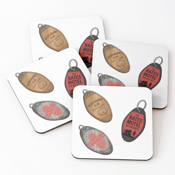 Item preview, Creative Retro Motel Key Tag Collection - Sarcastic & Pop Culture Edition designed and sold by NonditStudio.