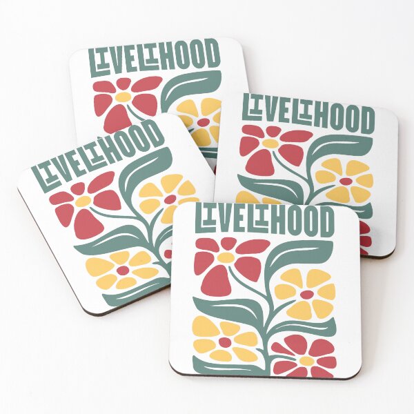 Item preview, Livelihood – Retro Floral Folk Art Illustration designed and sold by andry01.