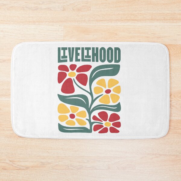 Item preview, Livelihood – Retro Floral Folk Art Illustration designed and sold by andry01.