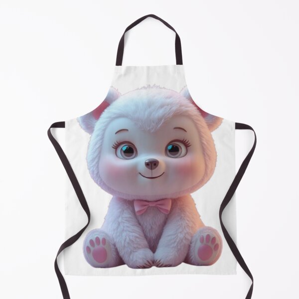 Item preview, Cute 3D Bear Aesthetic Cartoon Kawaii Bear 3D Cartoon  designed and sold by MiniPrintMagic.
