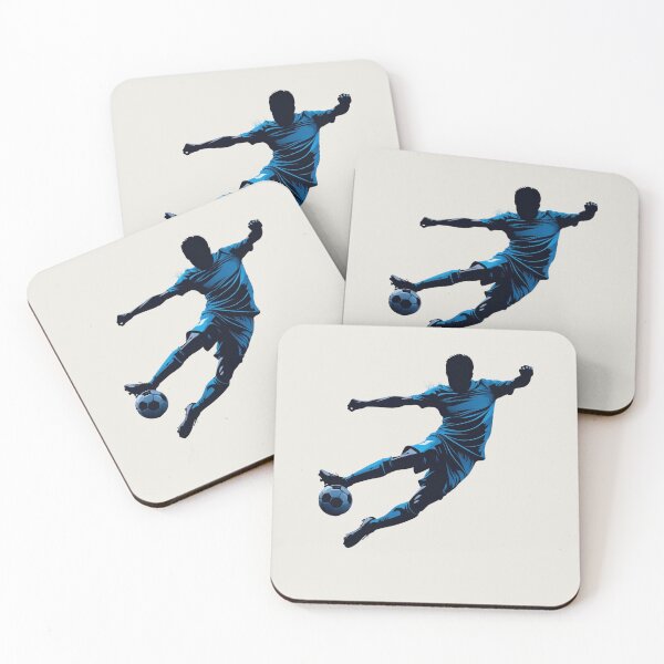 Item preview, Footballer in Action Silhouette designed and sold by Prachodayat Artworks.