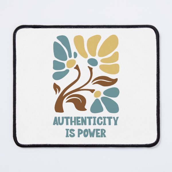 Item preview, Authenticity Is Power – Retro Floral Folk Art Design designed and sold by andry01.