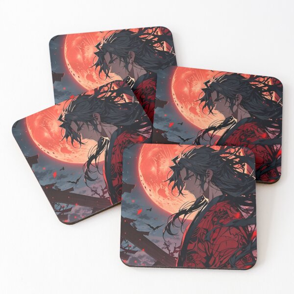 Item preview, Crimson Moon Ronin – Dark Samurai Under the Blood Moon designed and sold by Dyan4.